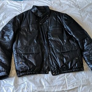 Leather Lined Motorcycle Jacket